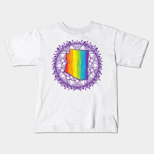 Arizona Mandala Pride Kids T-Shirt